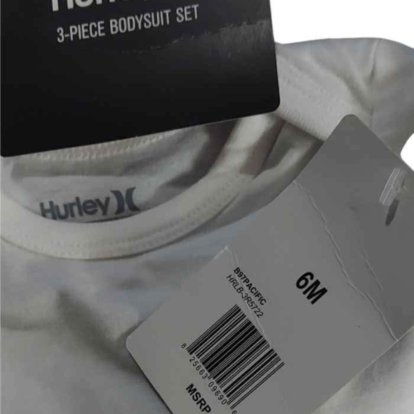 Hurley Blue and White Bodysuit One Piece - Picture 4 of 4